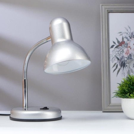 Desktop lamp on a stand 1x60W E27 silver