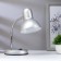 Desktop lamp on a stand 1x60W E27 silver