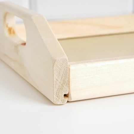 Wooden tray "country", array, 23 × 35 × 6.5 cm-5