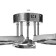 Causteen with FDD "Sylvia" 5xled 70W 3000-6000k Dimmer, chrome 56x56x11 cm Bayerluux