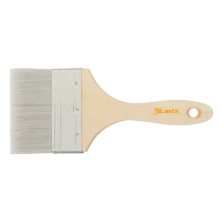 Brush flat MTX Euro 83090, artificial bristles, wooden handle, 4 "-1