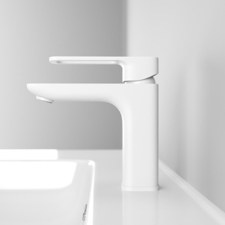 Mixer for the IDDIS Slide Sliwt00i01 sink, white matte-3