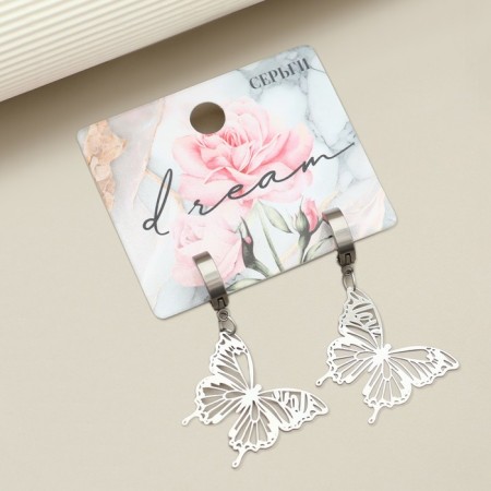Earrings "Dream", 4 x 1.5 cm-3