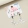 Earrings "Dream", 4 x 1.5 cm