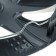 Wheel caps R15 "Joy", silver-black, carbon, set 4 pcs