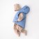 Beginning children's insulated kinderlitto "Orsetto", height 92-98 cm, blue color