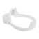 Luazon phone stand, in the form of hands, adjustable width, white