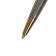 Gift handle, in the leatherette case, rotary, PB S, silver/gold housing