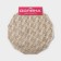 A set of serving napkins on the table "Hypnosis", 4 pcs, d = 38 cm, gold color