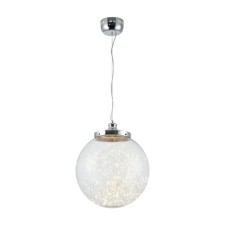 Подвесной светильник Freya FR6157-PL-24W-TR Isabel, 400х400х1576 мм, LED, 15Вт, 1800Лм, 3000К, цвет хром