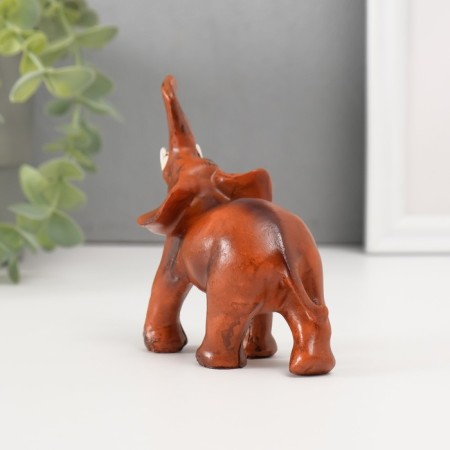 Souvenir Polystone "Indian Elephant" 9x8x5 cm-3