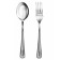 A set of children's cutlery "Unicorn", 2 items: fork and spoon, Minnie Mouse
