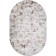 Oval Merinos Miranda carpet, size 200x400 cm, Cream color