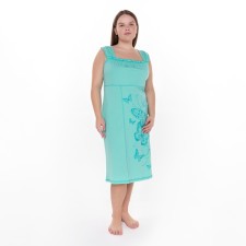 Night shirt female, menthol color, size 58
