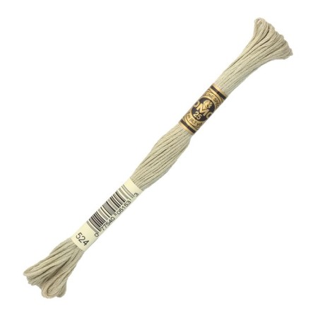 The threads of the DMC 117 (524), 12 pcs. packaged