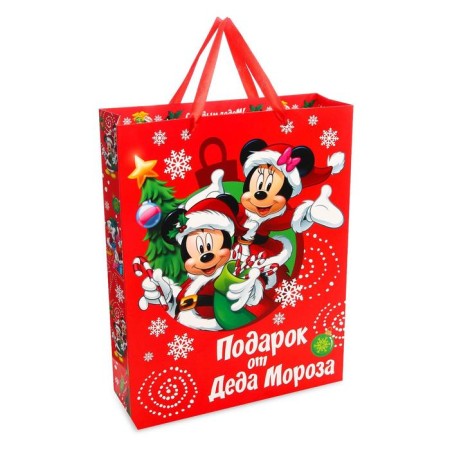 New Year. Gift package, 31x40x11 cm, packaging, Mickey Mouse-2