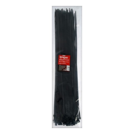 KREP nylon tundra clamp, for screed, 3.6x500 mm, black, in packaging 100 pcs.-4