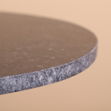 Coffee table 41x41x57 cm, aluminum/marble-3