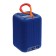 Portable column F68, 5 W, 600 mAh, backlight. Micro SD, blue