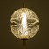 Lamp Bayerlux "Aina" 8W LED gold 13.5x13.5x19cm