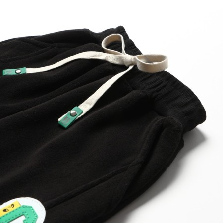 Pants for boys, I have launched the color black, height 104-110 cm-1