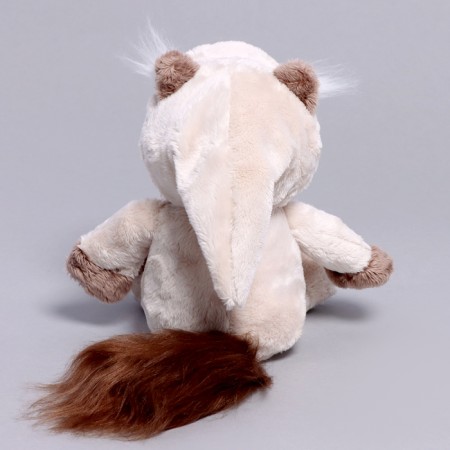 Soft toy "cat" in a suit, 25 cm, beige color-8