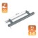 CAPPIO-reiling pen, m/o 96 mm, gray color