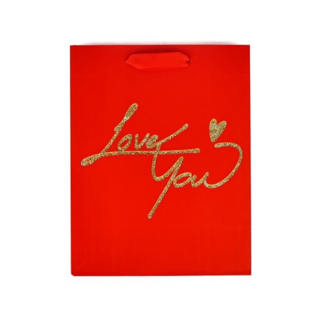 Laminated vertical “I love you”, glitter, ms, 18 × 23 × 10 cm-3