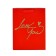 Laminated vertical “I love you”, glitter, ms, 18 × 23 × 10 cm