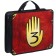 Plastic folder with A4 handles, on a zipper, 75x330x260 mm, gravity folz