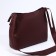 Button bag bag, burgundy color