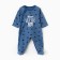 Detail overalls with closed legs "Dino", blue color, height 56