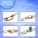 Magic track machine Magic Tracks, works on batteries, blue color