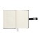 Leduced Diary A5, 160 sheets, Devente.denver, firmly cover of artificial leather with foam rubber, block 70 g/m2, gray