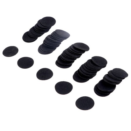 Fetir wheels for creativity and decor "circles", 250 pcs., Size 1 pc. - 3.5 cm, black color