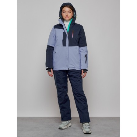 Ski suit, size 48, purple color-4
