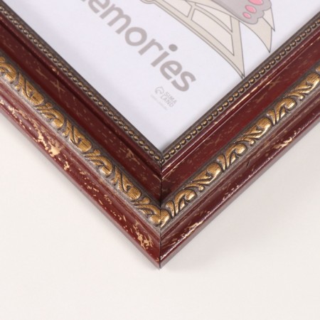 Photo frame Plastic "Babylon" 15x21 cm, red-borded-2
