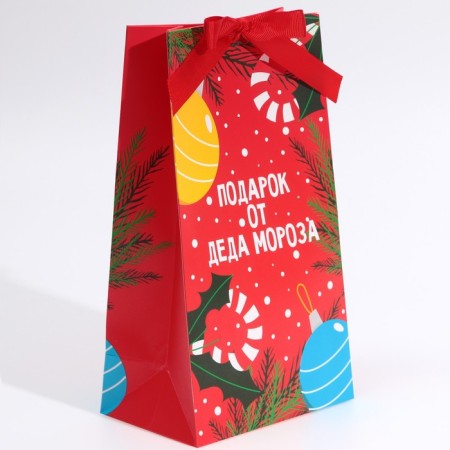 Gift package with the tape "I hurry to you", 13 x 23 x 7 cm, New Year-1