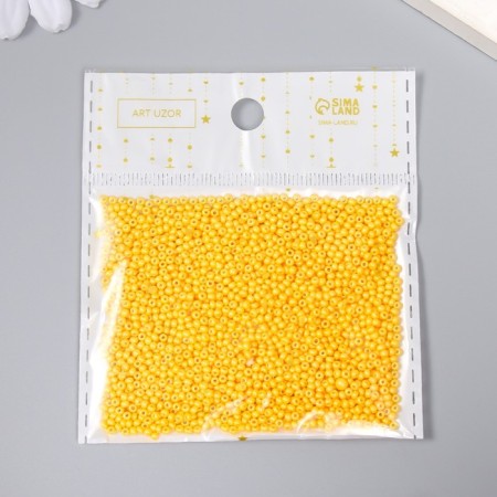 Glass bead 12/0 "yellow chartrez" 15 g-2