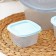 A set of food containers Ricco, 4 pcs: 230 ml, 500 ml, 900 ml, 1.55 l, square, assorted color