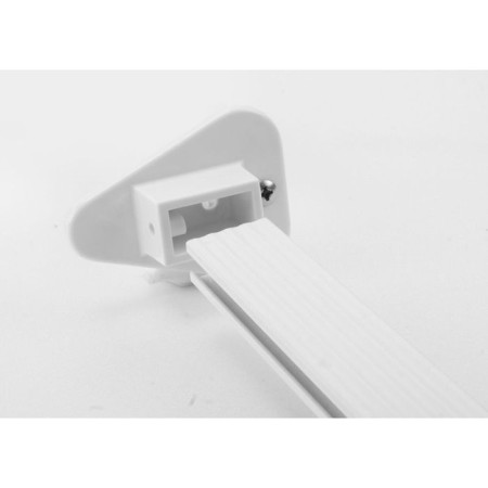Bathroom cornice (modern design) 90x90 cm, white color-4