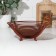 Fruitwoman Wooden Dolyana, 26 cm, mokko color