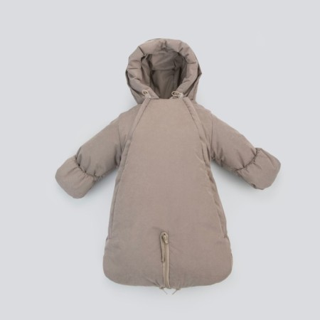Kinderlitto transformer Kinderlitto “Velvet”, height 62-74 cm, gray-beige color-2