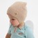 Children's hat Minaku, rr 46-48, beige color
