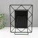 Photo frame Metal in 1 photo 10x15 cm "Loft. Triangles" black 18x1x22 cm