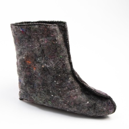 Women's boots with insulation, size 36, black color, PVC-5