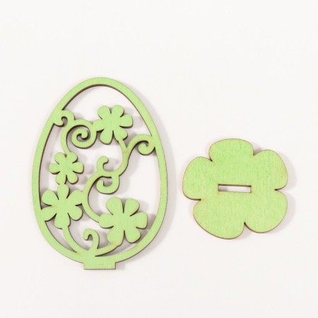 Easter "pattern" 6.5x4.7x9.3 cm (set 2 parts) Salad-4