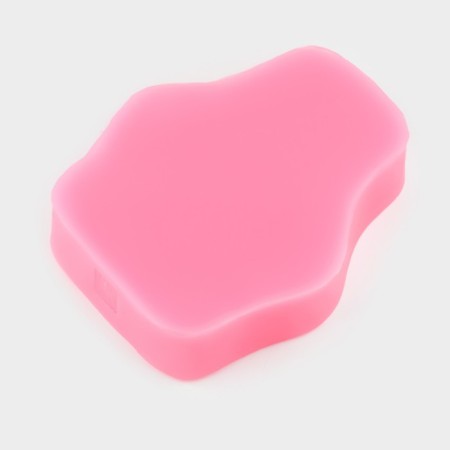 Mold Dolyana "Bear", silicone, 8 × 6.5 cm, pink color-2