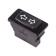 Switch (windshield) key 12V 20A (5C) (ON) -OFF- (ON) Black (ASW-01) Rexant 10806