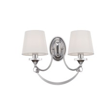 Wall lamp 40W, 2HE14, 22x32 cm, chrome